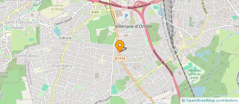 localisation de l'entreprise MONSIEUR AHMED DIALLO  VILLENAVE-D'ORNON