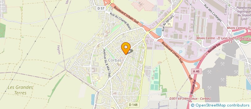 localisation de l'entreprise MONSIEUR AHMED DIDI à CORBAS