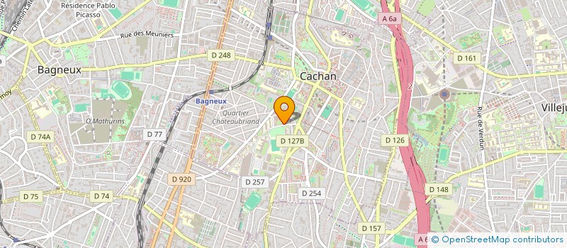 localisation de l'entreprise MONSIEUR AHMED DIDOUH à CACHAN
