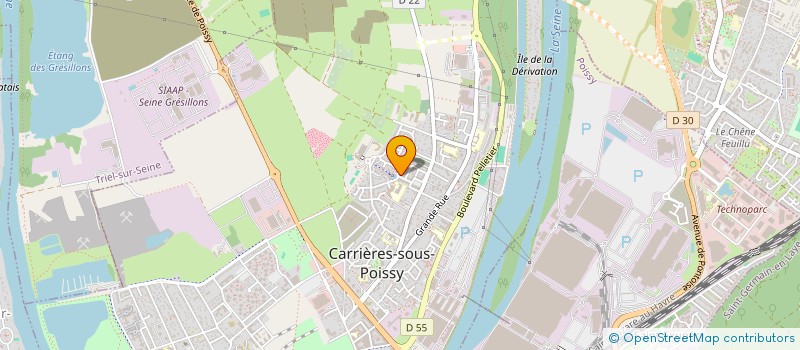 localisation de l'entreprise MONSIEUR AHMED DIOMANDE  CARRIERES-SOUS-POISSY