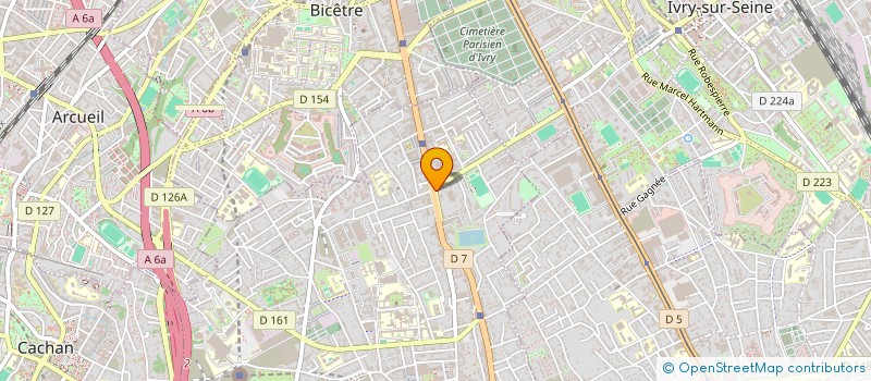 localisation de l'entreprise MONSIEUR AHMED DJAFRI  VILLEJUIF