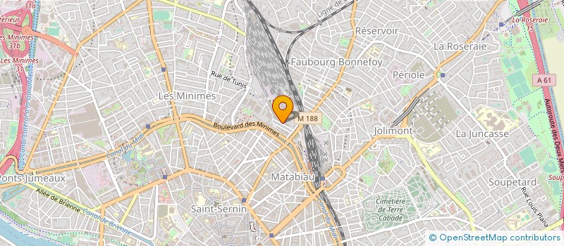localisation de l'entreprise MONSIEUR AHMED DJALAM à TOULOUSE