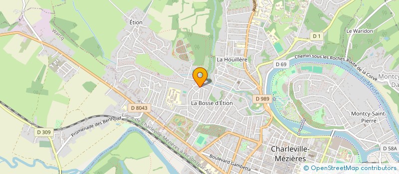 localisation de l'entreprise MONSIEUR AHMED DJEBEL à CHARLEVILLE-MEZIERES