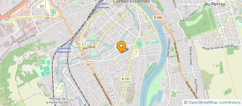 localisation de l'entreprise MONSIEUR AHMED DJEDOU  CORBEIL-ESSONNES