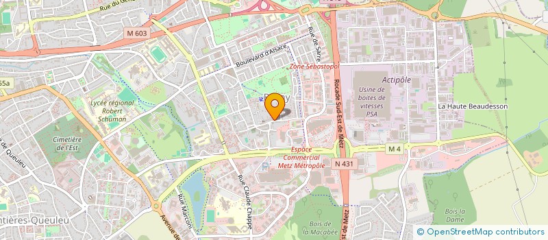 localisation de l'entreprise MONSIEUR AHMED DJILALI  MARLY