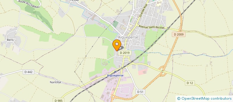 localisation de l'entreprise MONSIEUR AHMED DJOUMOI  AIGUEPERSE