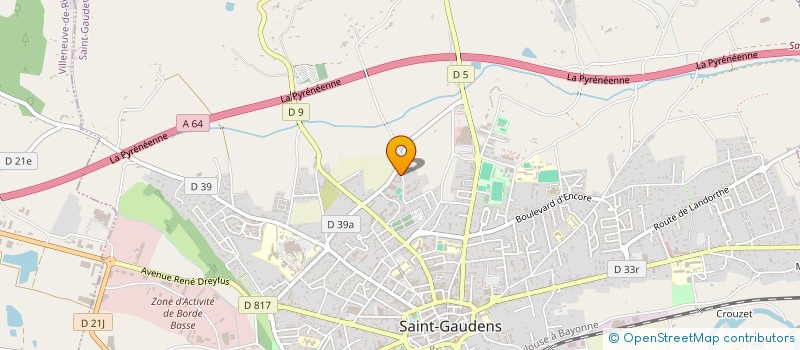 localisation de l'entreprise MONSIEUR AHMED DJOUMOI  SAINT-GAUDENS