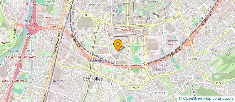 localisation de l'entreprise MONSIEUR AHMED DOUKALI à ECHIROLLES