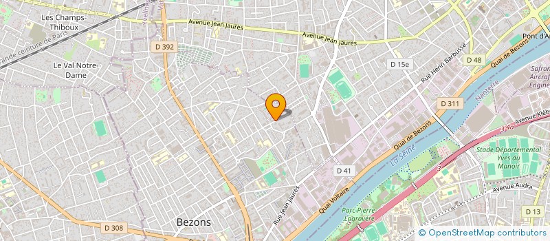 localisation de l'entreprise MONSIEUR AHMED DRARIS  BEZONS