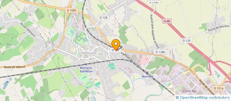 localisation de l'entreprise MONSIEUR AHMED DRIF  MOIRANS