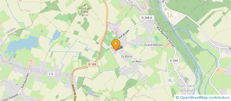 localisation de l'entreprise MONSIEUR AHMED DUHAMEL  THUN-SAINT-AMAND