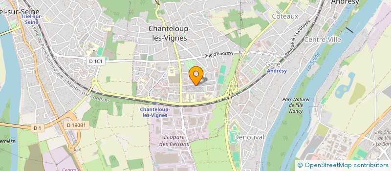 localisation de l'entreprise MONSIEUR AHMED EJJAKOUK BENGRAICH  CHANTELOUP-LES-VIGNES