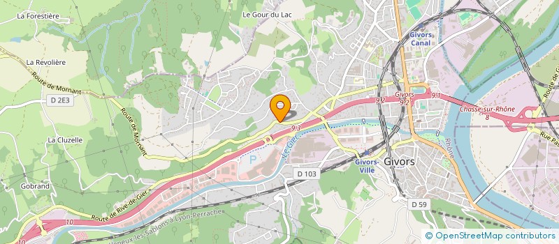 localisation de l'entreprise MONSIEUR AHMED EL ACHHEB à GIVORS