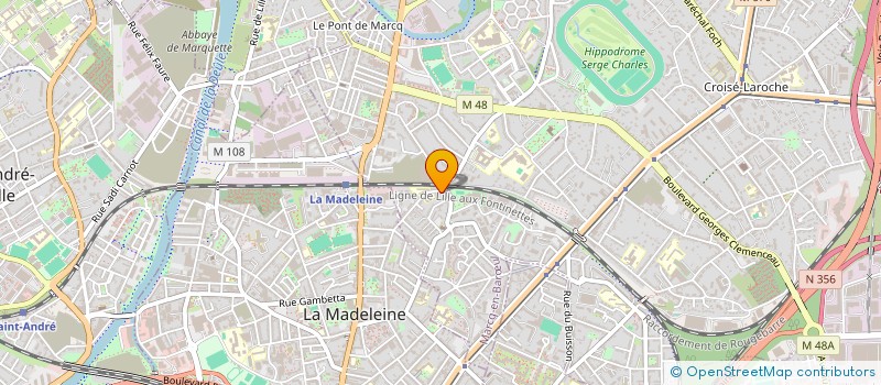 localisation de l'entreprise MONSIEUR AHMED EL ARFAOUI à MARCQ-EN-BARŒUL