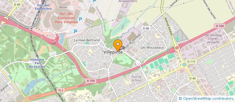 localisation de l'entreprise MONSIEUR AHMED EL ASRI à VILLEPINTE