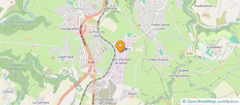 localisation de l'entreprise MONSIEUR AHMED EL AZOUZI  OLEMPS