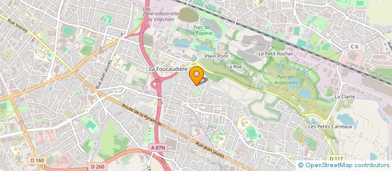 localisation de l'entreprise MONSIEUR AHMED EL BAHRI  TRELAZE