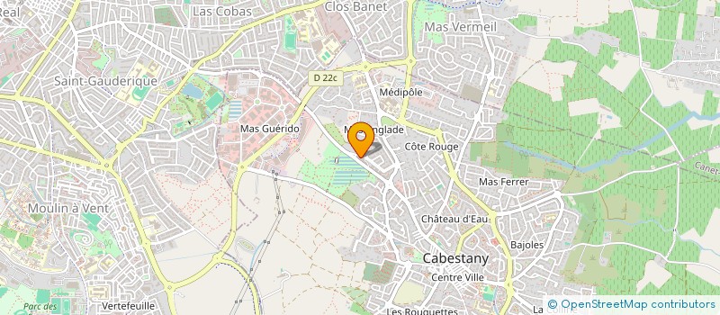 localisation de l'entreprise MONSIEUR AHMED EL BAIZI  CABESTANY