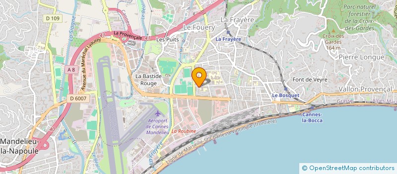 localisation de l'entreprise MONSIEUR AHMED EL BASRAOUI  CANNES