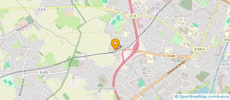 localisation de l'entreprise MONSIEUR AHMED EL BOUDOUHI  VALENCIENNES