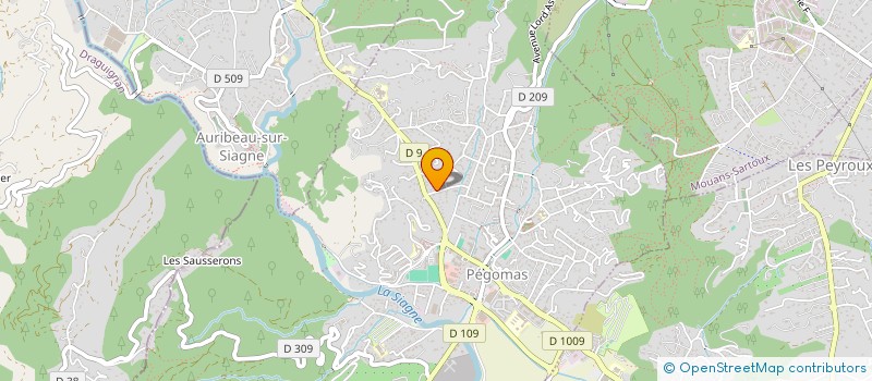 localisation de l'entreprise MONSIEUR AHMED EL GHILLECH  PEGOMAS