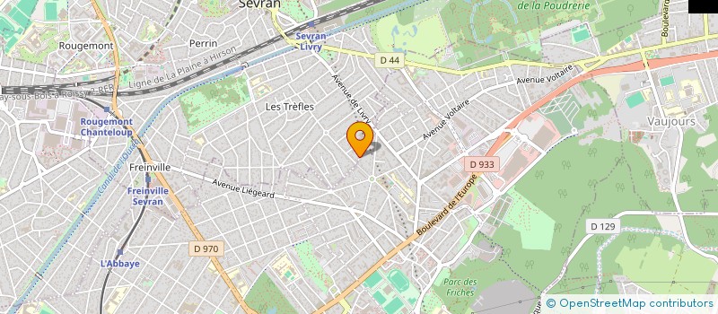 localisation de l'entreprise MONSIEUR AHMED EL HADBI à SEVRAN