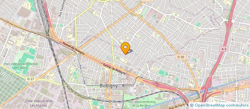 localisation de l'entreprise MONSIEUR AHMED EL HAMRAOUI BATAT  BOBIGNY