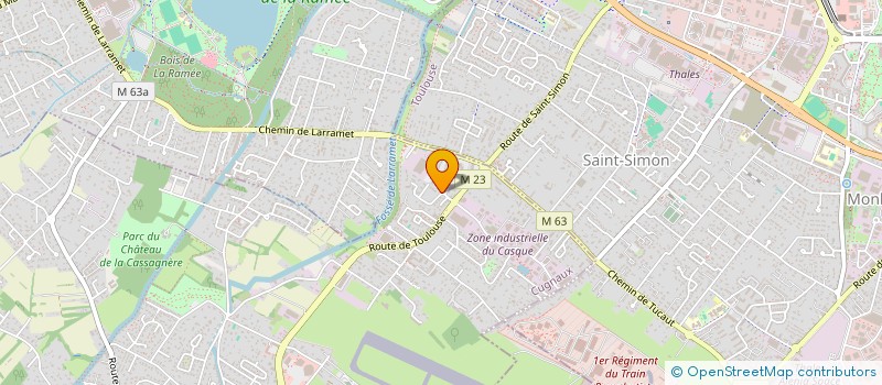localisation de l'entreprise MONSIEUR AHMED EL HASSOUNI à CUGNAUX