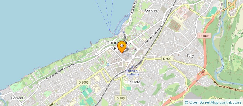 localisation de l'entreprise MONSIEUR AHMED EL HOUSSINE-DERGAOUI à THONON-LES-BAINS