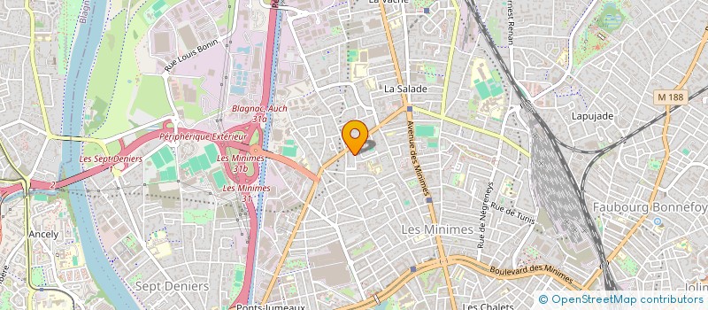 localisation de l'entreprise MONSIEUR AHMED EL HOUZI à TOULOUSE