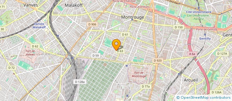 localisation de l'entreprise MONSIEUR AHMED EL KASSOUANI à MONTROUGE