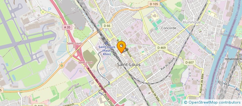 localisation de l'entreprise MONSIEUR AHMED EL KHALLOUQI à SAINT-LOUIS