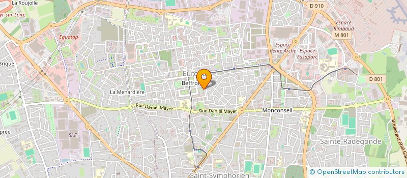 localisation de l'entreprise MONSIEUR AHMED EL KHEDEWI  TOURS