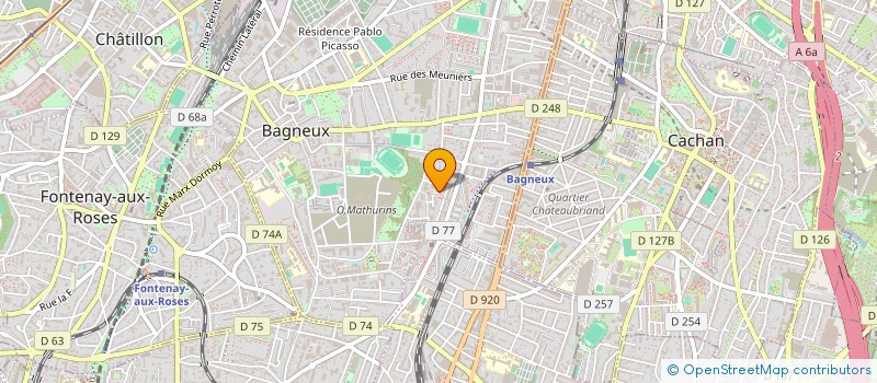 localisation de l'entreprise MONSIEUR AHMED EL KIHAL à BAGNEUX