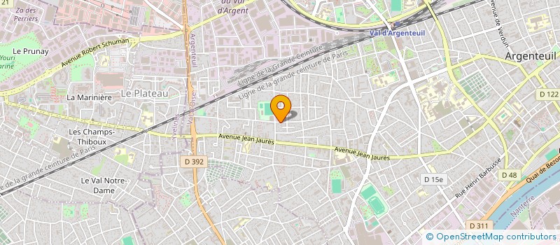 localisation de l'entreprise MONSIEUR AHMED EL KOUCHE  ARGENTEUIL