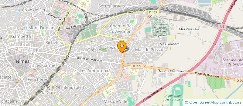 localisation de l'entreprise MONSIEUR AHMED EL KRAMI  NIMES