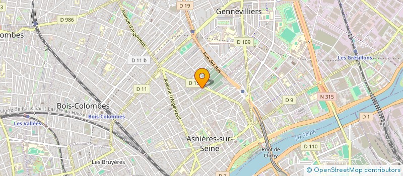 localisation de l'entreprise MONSIEUR AHMED EL MADGHI à ASNIERES-SUR-SEINE