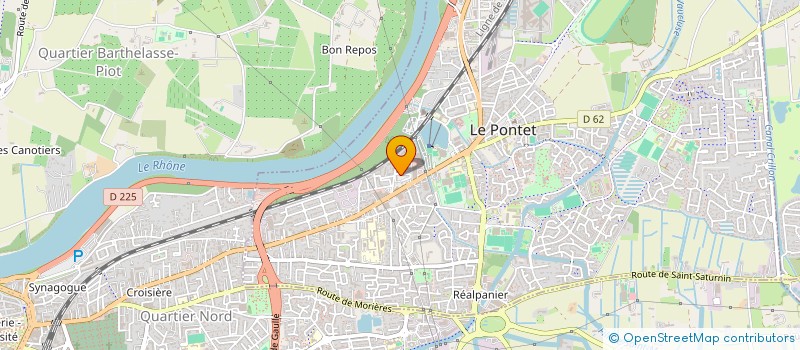 localisation de l'entreprise MONSIEUR AHMED EL MANSOURI  LE PONTET