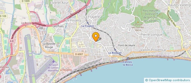 localisation de l'entreprise MONSIEUR AHMED EL MASSAOUDI à CANNES