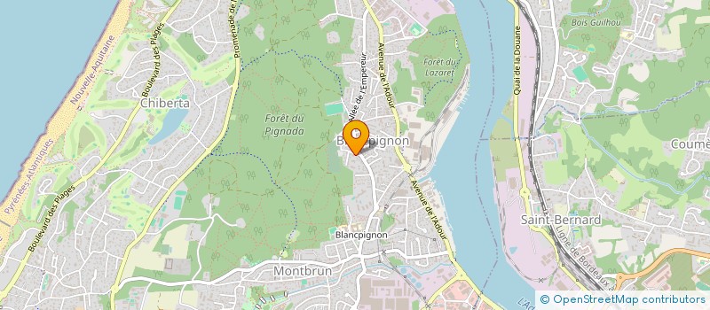 localisation de l'entreprise MONSIEUR AHMED EL MAZGHI  ANGLET