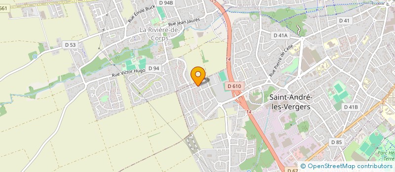 localisation de l'entreprise MONSIEUR AHMED EL MOKHTARI à SAINT-ANDRE-LES-VERGERS