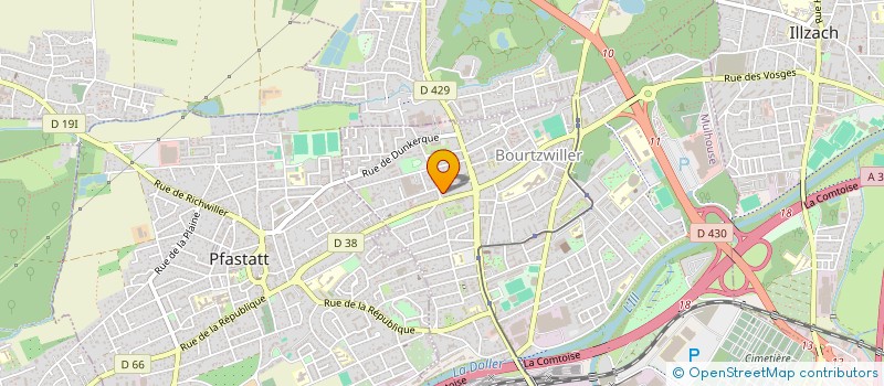 localisation de l'entreprise MONSIEUR AHMED EL MOUJADDIDE  MULHOUSE