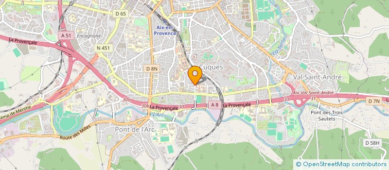 localisation de l'entreprise MONSIEUR AHMED EL MOUKADDEM  AIX-EN-PROVENCE