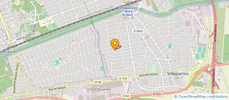 localisation de l'entreprise MONSIEUR AHMED EL OUACHEKRADI à VILLEPARISIS