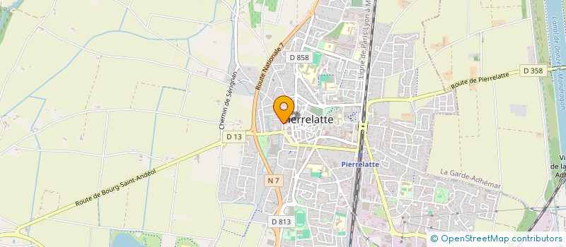 localisation de l'entreprise MONSIEUR AHMED EL OUALI à PIERRELATTE