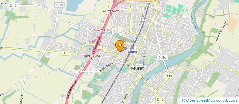 localisation de l'entreprise MONSIEUR AHMED EL OUASSILI  MURET