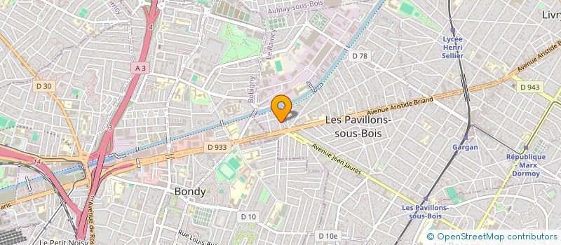 localisation de l'entreprise MONSIEUR AHMED EL SAADAWY  LES PAVILLONS-SOUS-BOIS