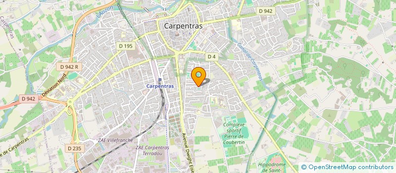 localisation de l'entreprise MONSIEUR AHMED EL TADMIRI à CARPENTRAS