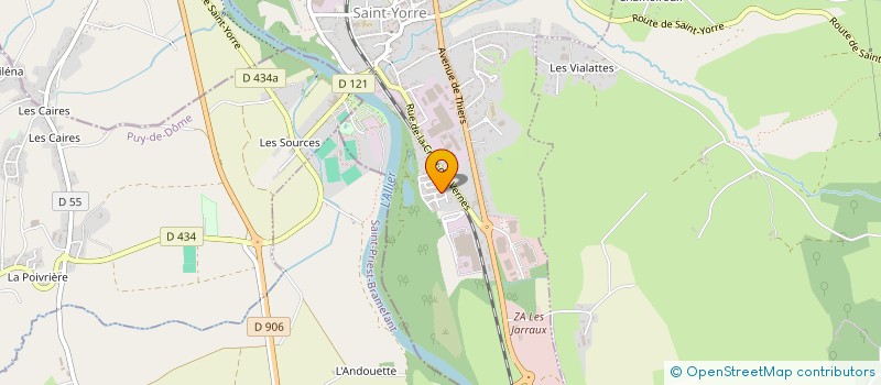 localisation de l'entreprise MONSIEUR AHMED EL YAHYAOUI  SAINT-YORRE