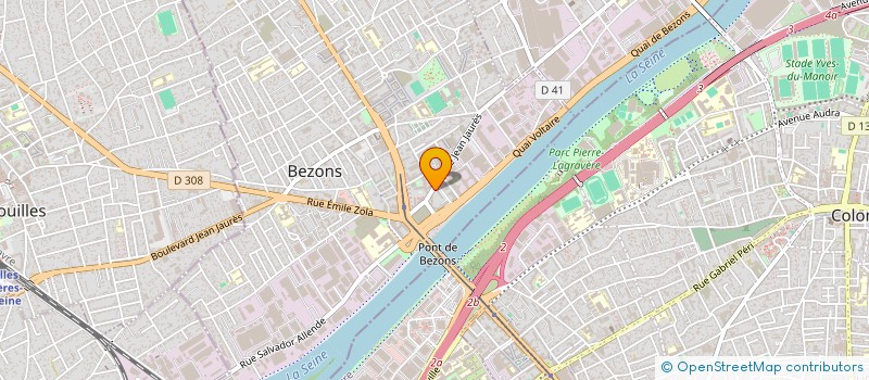 localisation de l'entreprise MONSIEUR AHMED ELAARASI  BEZONS